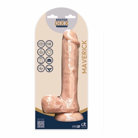 MISTER DIXX Maverick 24,5 cm silikonowy model z przyssawką