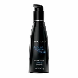 WICKED Aqua Chill Lubricant 120ml - chłodzący żel intymny, wegański