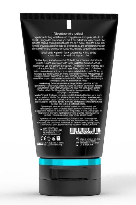 WICKED Jelle Chill żel intymny chłodzący 120ml, wodny, gęsty