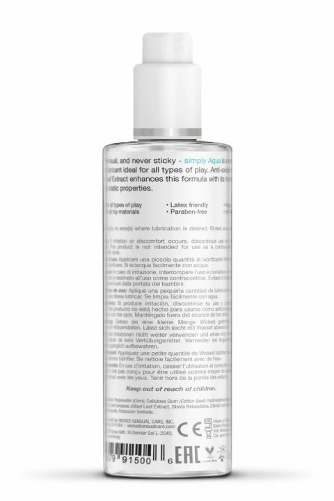 WICKED Simply Aqua Special Edition 120ml - żel nawilżający, wegański