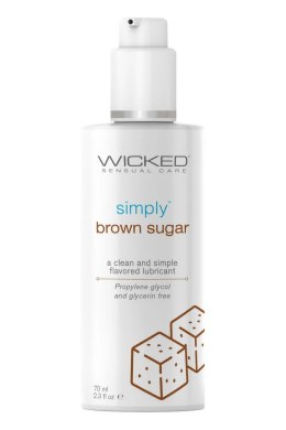 WICKED Simply Lubricant Brown Sugar 70ml - Wegański żel nawilżający