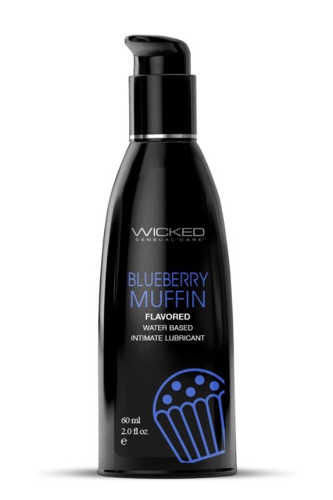 Wicked Aqua Blueberry Muffin Lubricant 60ml - nawilżacz wodny, borowka