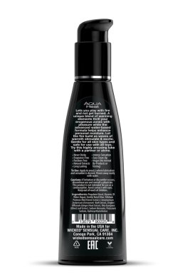 Wicked Aqua Heat Lubricant 120ml - wodny żel intymny z efektem rozgrzewającym