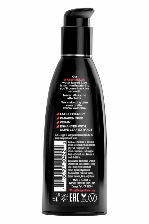 Wicked Aqua Watermelon Lubrykant na bazie wody 60 ml smak arbuzowy