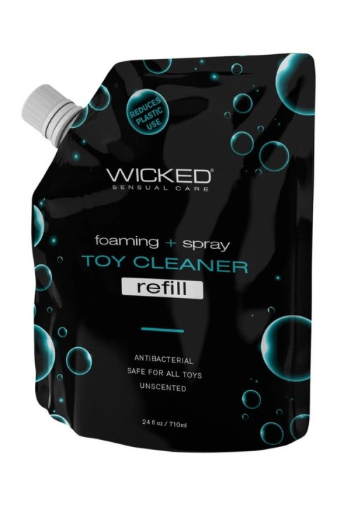 Wicked Foaming Toy Cleaner Refill 710ml - Antybakteryjny płyn do czyszczenia z ekstraktami roślinnymi