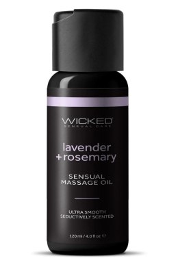 Wicked Sensual Care Olejek do masażu Lawenda Rozmaryn 120ml