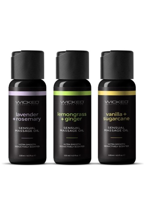Wicked Sensual Care Olejek do masażu Lawenda Rozmaryn 120ml
