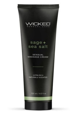 Wicked Sensual Massage Cream 120ml Szałwia i Sol Morska Nawilżający