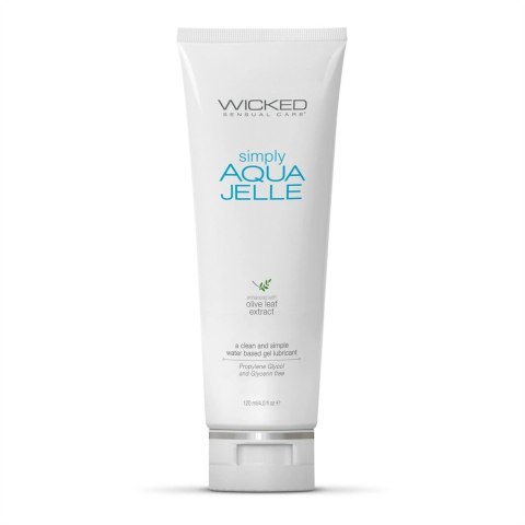 Wicked Simply Aqua Jelle Lubricant 120ml - żel intymny wodny, gęsty, z aloesem