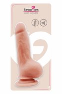 ALL TIME FAVORITES Bendable Model Flesh 18 cm - elastyczny z przyssawką