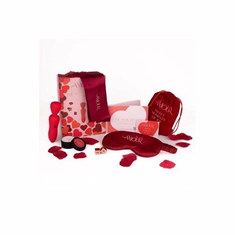 AMOUR The Magic of Love Zestaw Wonder Wand - masażer i akcesoria