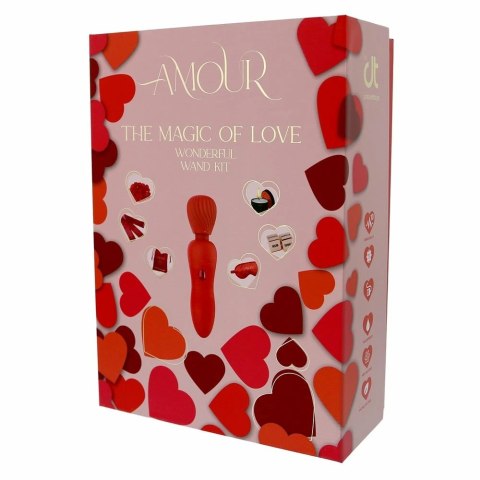 AMOUR The Magic of Love Zestaw Wonder Wand - masażer i akcesoria