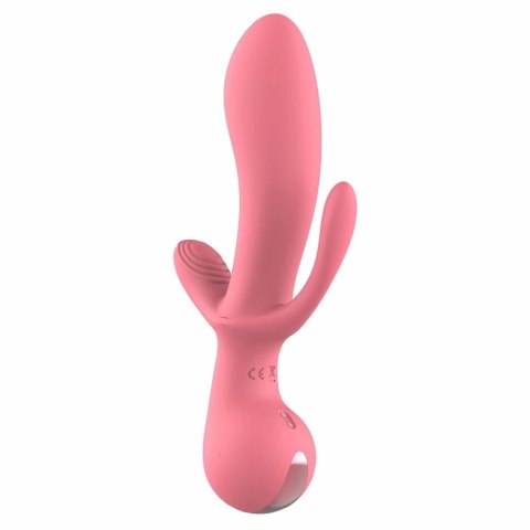 AMOUR Triple Pleasure Vibe Claire silikonowy, 2 silniki, IPX6, 22 cm