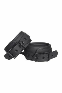 BLAZE Ankle Cuff Black - regulowane kajdanki na kostki, neopren, czarne