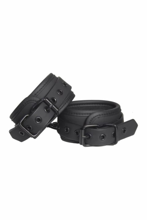 BLAZE Ankle Cuff Black - regulowane kajdanki na kostki, neopren, czarne