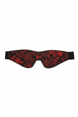 BLAZE DELUXE BLINDFOLD opaska na oczy z haftem, neoprenowa, uniwersalna