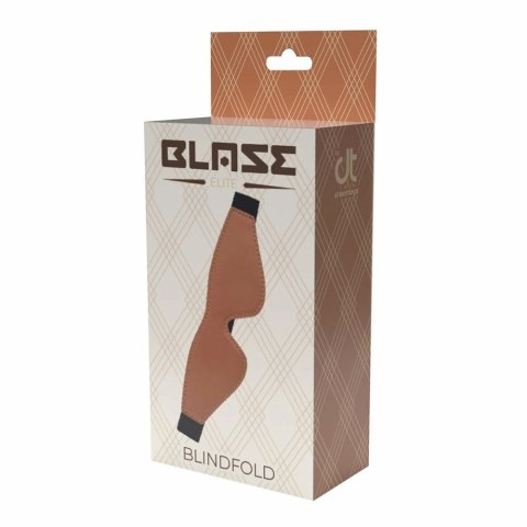 BLAZE ELITE Mask Cognac wegańska skora, metalowe detale, uniwersalna