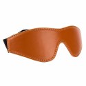 BLAZE ELITE Mask Cognac wegańska skora, metalowe detale, uniwersalna