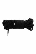 Blaze Deluxe Lina Bondage 10m Czarna - Wytrzymała, Jedwabista Powierzchnia