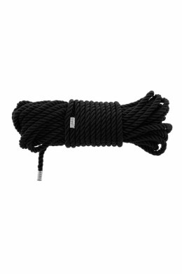 Blaze Deluxe Lina Bondage 10m Czarna - Wytrzymała, Jedwabista Powierzchnia
