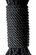 Blaze Deluxe Lina Bondage 10m Czarna - Wytrzymała, Jedwabista Powierzchnia