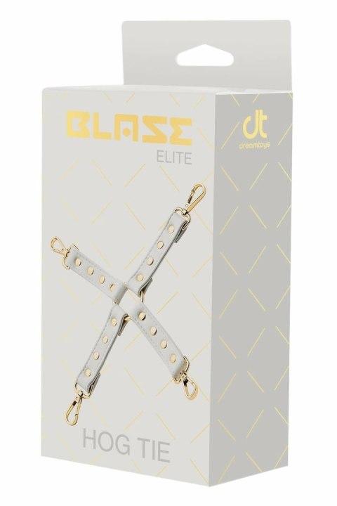 Blaze Elite Hogtie White - system wiązań z białej skory ekologicznej