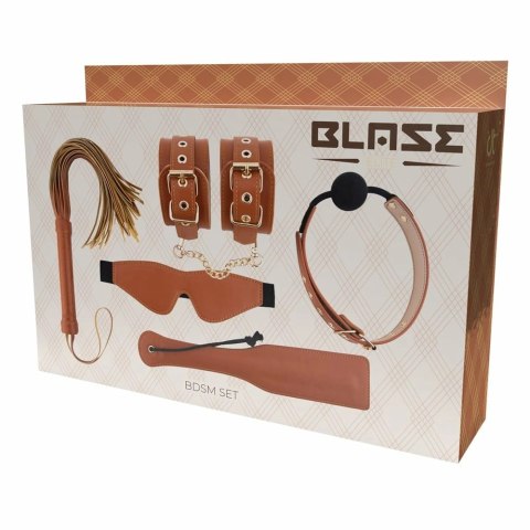 Blaze Elite Zestaw Akcesoriow Cognac Vegan Leather - 5 elementow