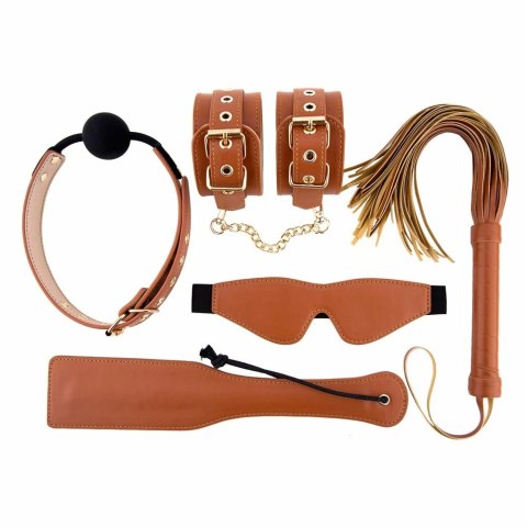 Blaze Elite Zestaw Akcesoriow Cognac Vegan Leather - 5 elementow