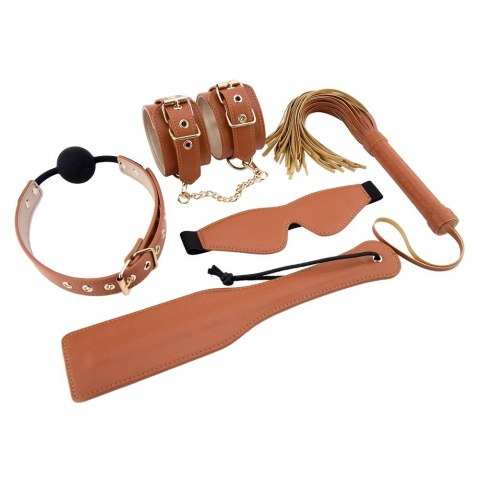 Blaze Elite Zestaw Akcesoriow Cognac Vegan Leather - 5 elementow