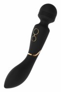 Dream Toys ELITE CELINE czarny masażer z 2 silnikami, wodoodporny