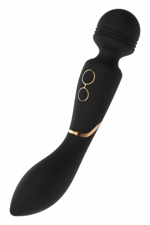 Dream Toys ELITE CELINE czarny masażer z 2 silnikami, wodoodporny