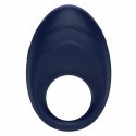 Dream Toys Glam Vibrating Cockring niebieski, silikonowy, wodoodporny