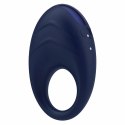 Dream Toys Glam Vibrating Cockring niebieski, silikonowy, wodoodporny
