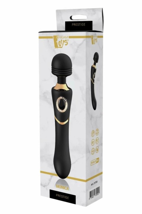 Dream Toys PRESTIGE MONICA czarny masażer z 7 trybami wibracji 24 cm