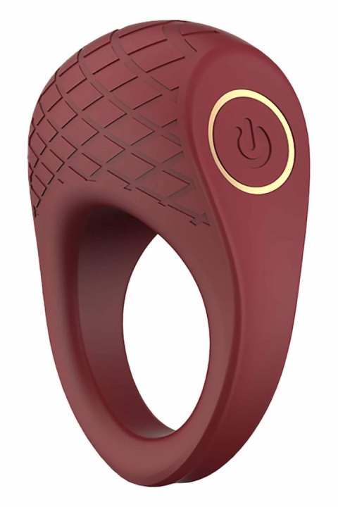 Dream Toys ROMANCE IVY pierścień wibrujący silikonowy czerwony USB