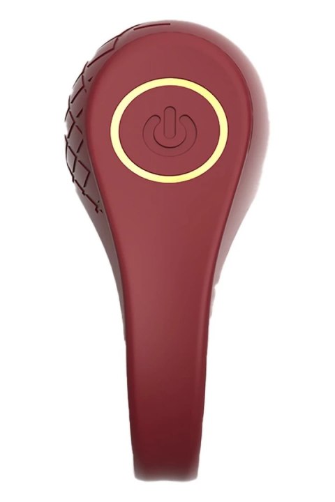 Dream Toys ROMANCE IVY pierścień wibrujący silikonowy czerwony USB