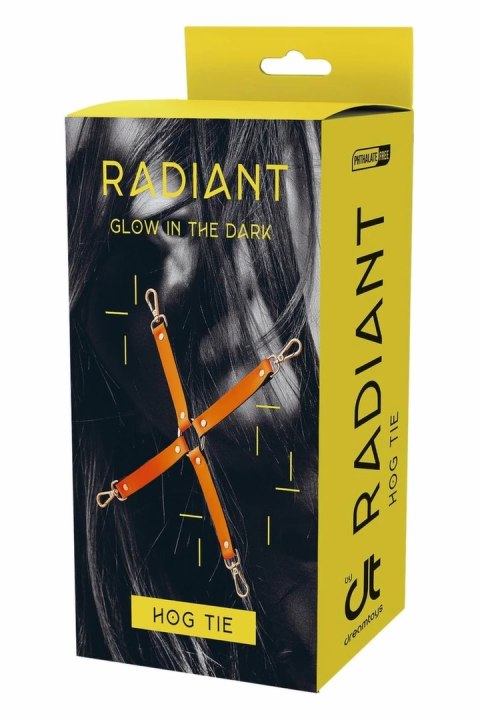 Dream Toys Radiant Hog Tie świecący w ciemności pomarańczowy