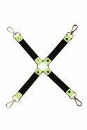 Dream Toys Radiant Hog Tie świecący w ciemności, zielony, 4 zapięcia