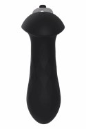 ESSENTIALS Diamond Plug z wibracją, pojedyncza prędkość, czarny