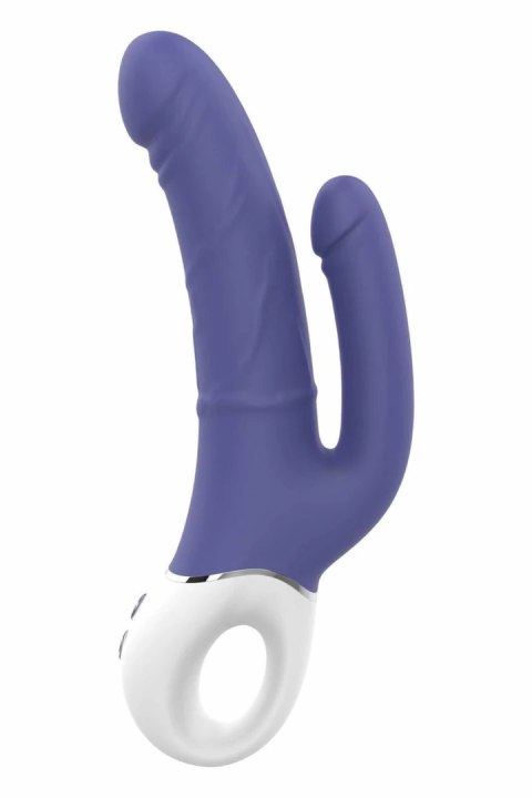 ESSENTIALS Double Pleasure - dwusilnikowy model silikonowy IPX7 23,5 cm