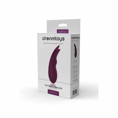 ESSENTIALS Fluttering Stimulator Purple - 10 trybow, wodoodporny, 18,5 cm