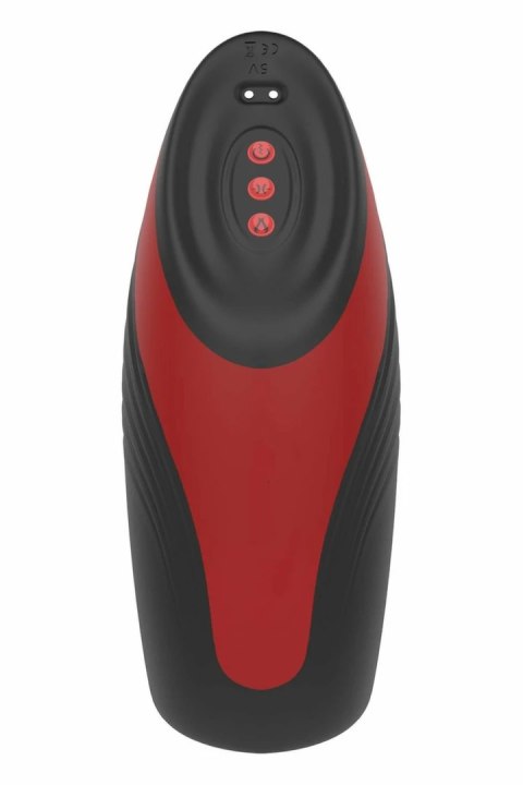 ESSENTIALS Heating Suck Machine - Intymny system ssąco-wibrujący z podgrzewaniem IPX6 19,3 cm