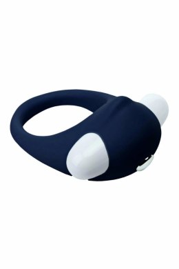 ESSENTIALS STIMU RING BLUE silikonowy pierścień wibrujący IPX5