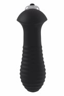 ESSENTIALS Spiral Plug z wibracją, 1 tryb, wodoodporny, czarny
