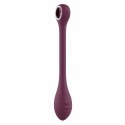 GLAM Bendable G-Spot Vibe silikonowy, elastyczny, 22 cm, IPX6, fioletowy