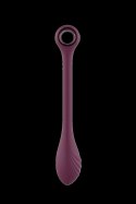 GLAM Bendable G-Spot Vibe silikonowy, elastyczny, 22 cm, IPX6, fioletowy