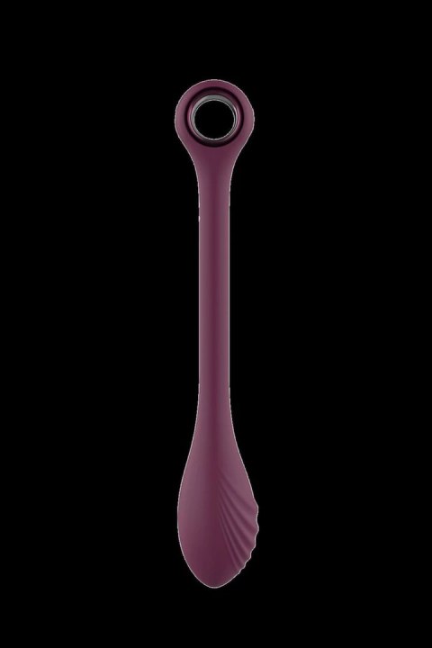 GLAM Bendable G-Spot Vibe silikonowy, elastyczny, 22 cm, IPX6, fioletowy