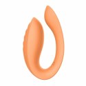 GLAM Couples Vibrator - bezprzewodowy, silikonowy, złoty, 6,5-8,5 cm