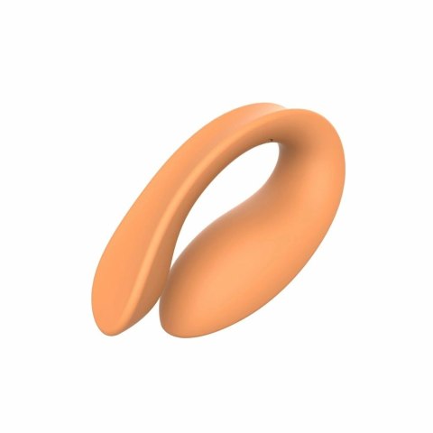 GLAM Couples Vibrator - bezprzewodowy, silikonowy, złoty, 6,5-8,5 cm