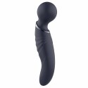 GLAM Dual Wand Vibe - dwustronny masażer silikonowy, wodoodporny